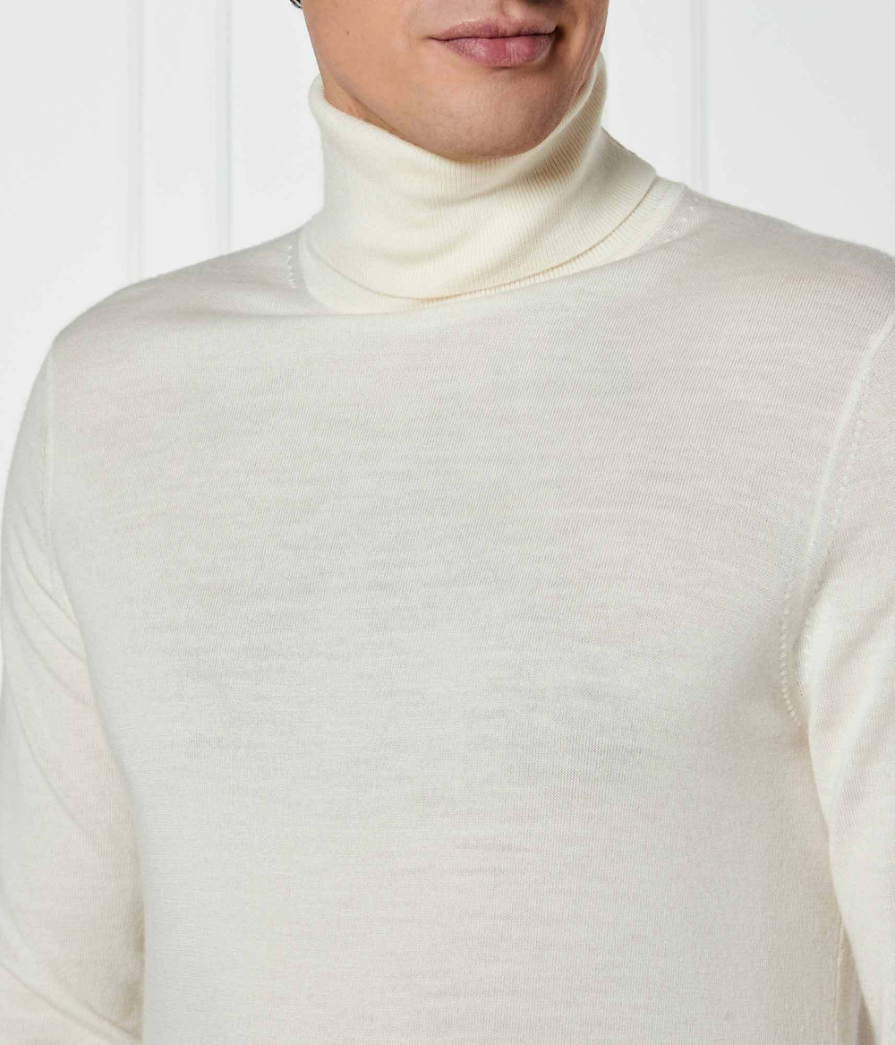 Хлопковый гольф Tommy Hilfiger - кремовый(MW0MW36537)