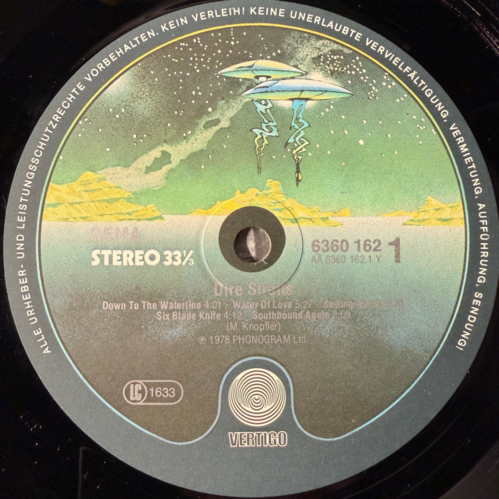 Dire Straits - Dire Straits (Германия 1978г.)