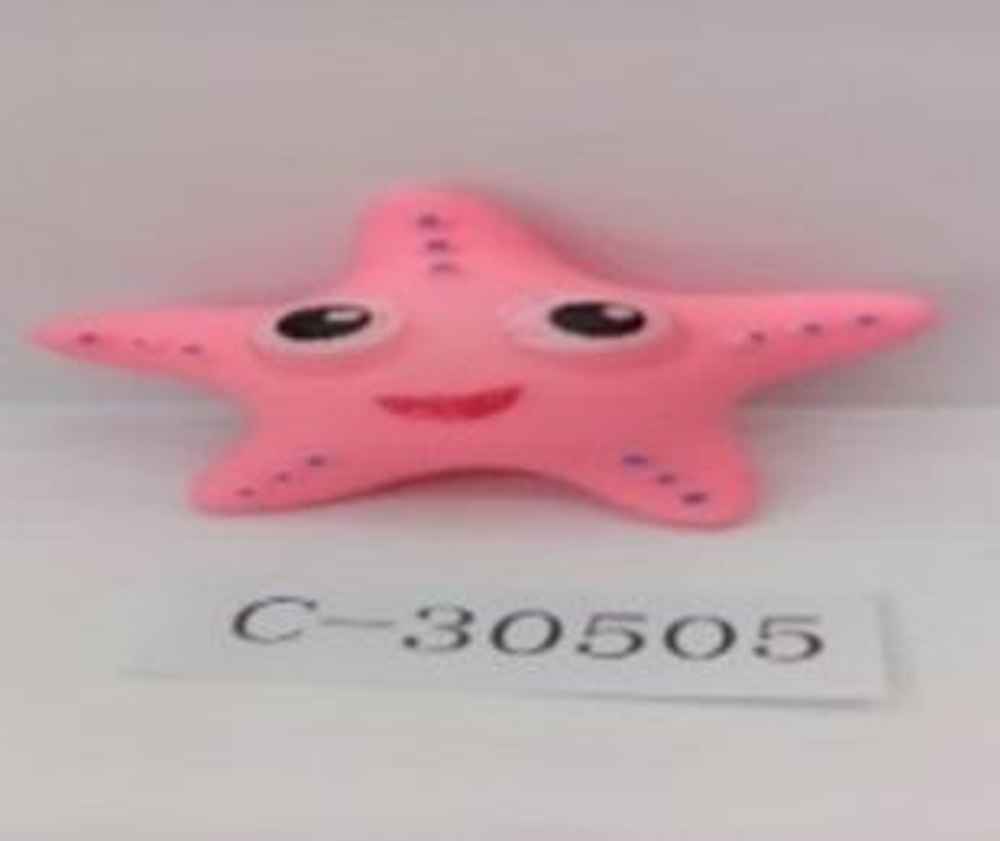Мякиш Морская звезда 9 см, 4 цвета, пакет с-30505