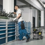 Строительный пылесос Karcher NT 30/1 Tact L 1380Вт (уборка: сухая/сбор воды) серый