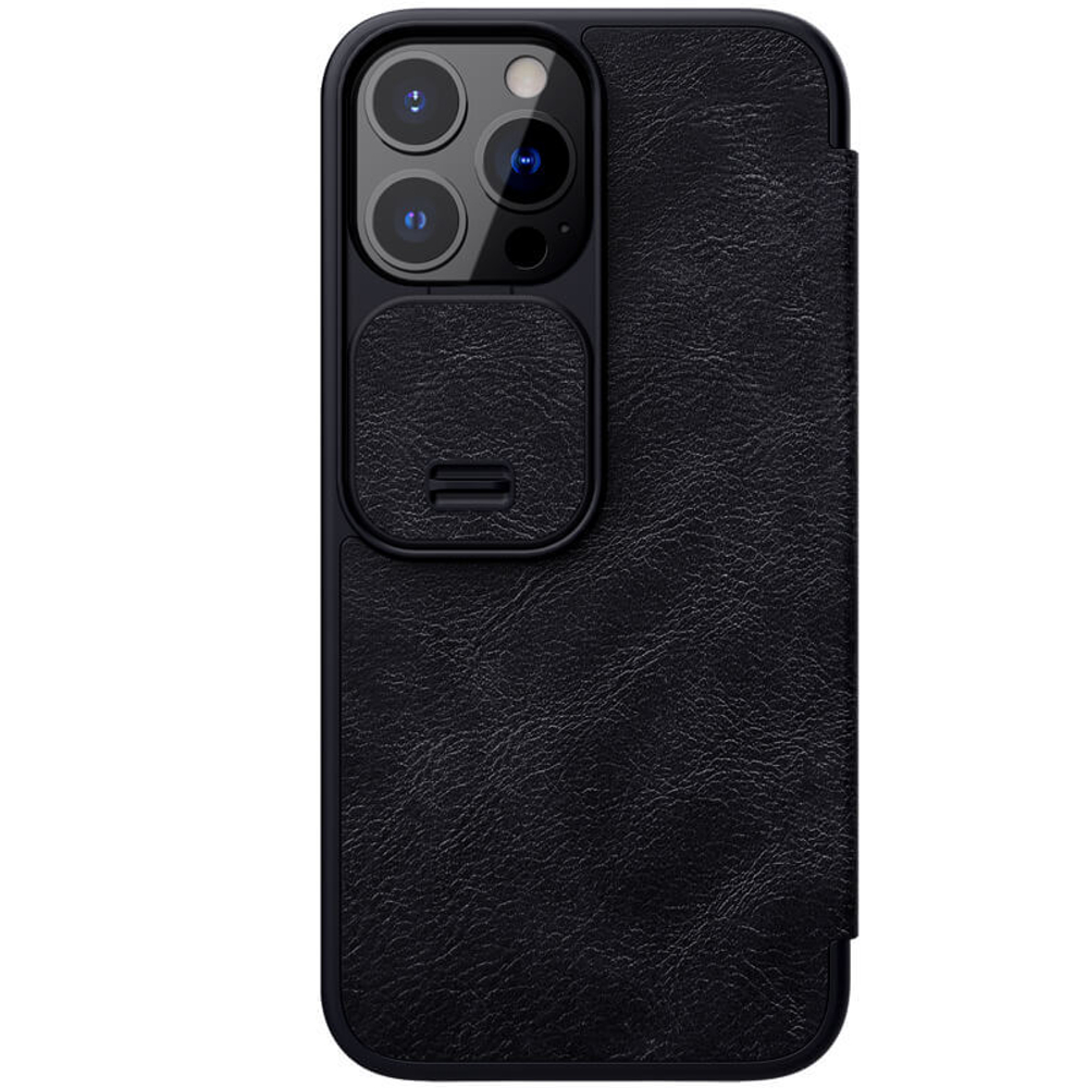 Кожаный чехол-книжка Nillkin Leather Qin Pro c защитой камеры для iPhone 13 Pro