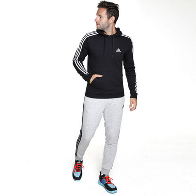 Мужская кофта теннисная adidas 3 Stripes French Terry Hoody Men - Black