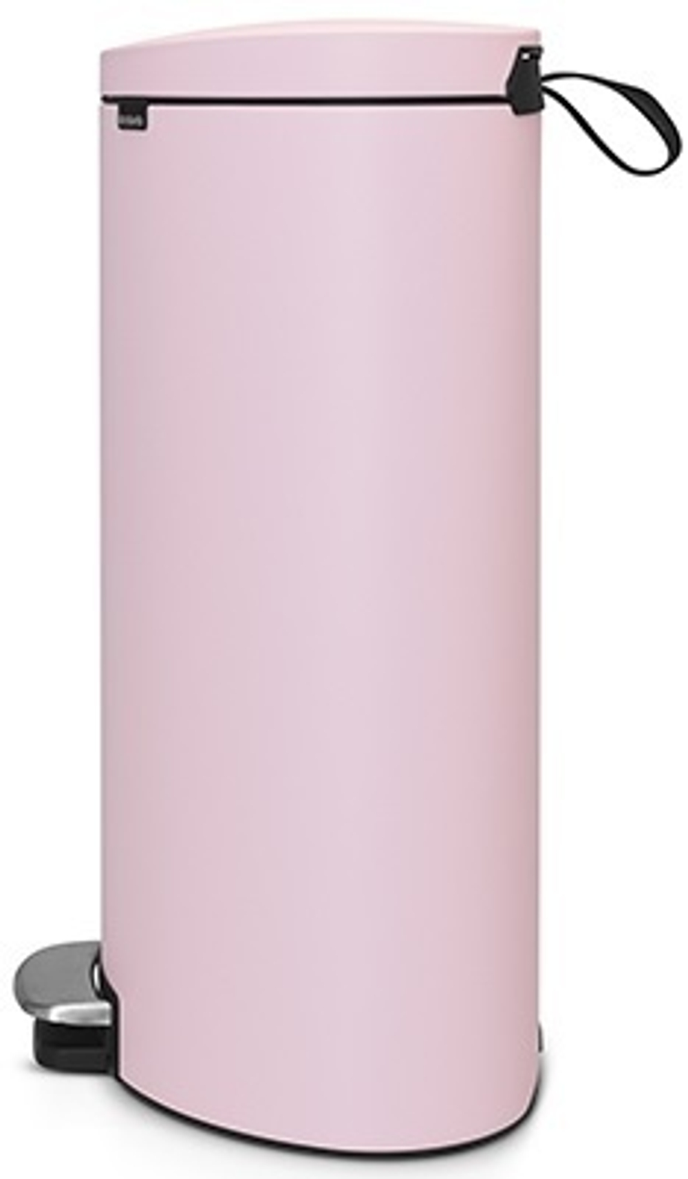 Ведро Brabantia FlatBack 40л розовое сбоку