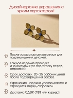 Серьги-пусеты цветок с лабораторными сапфирами, серебро 925
