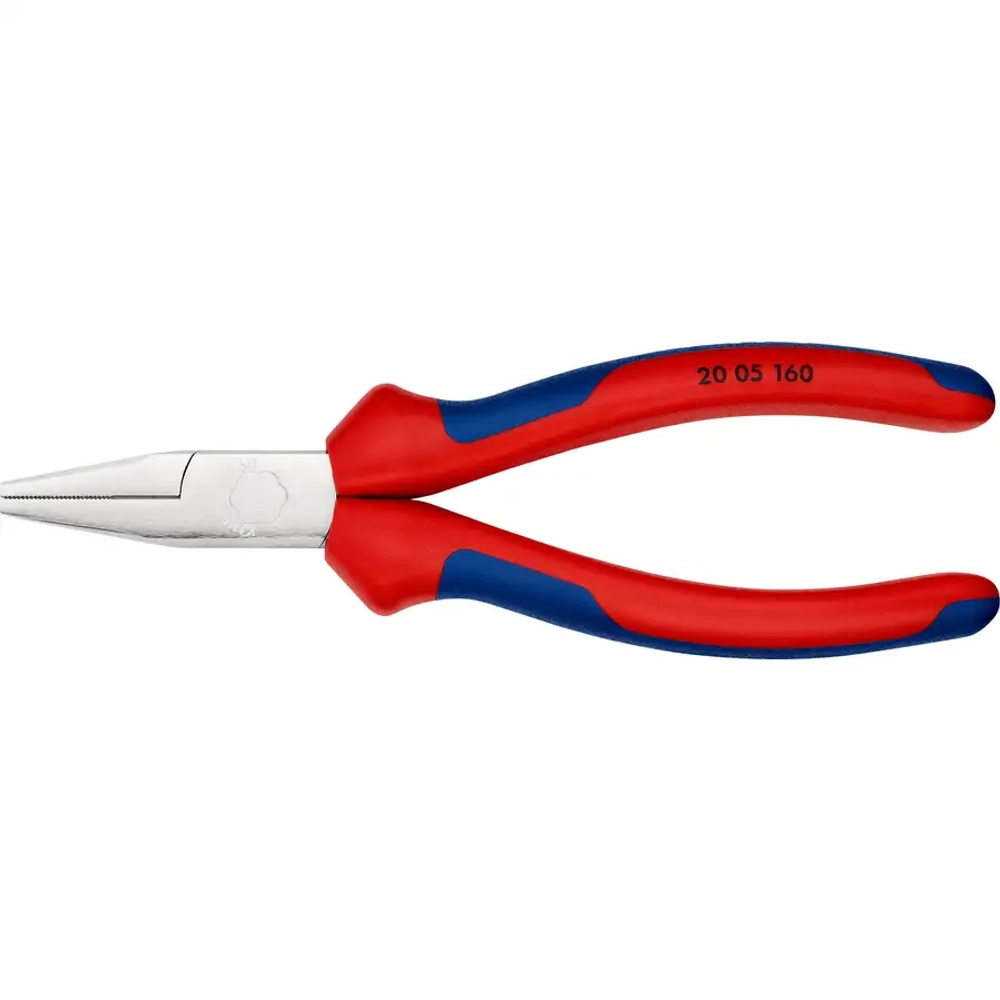 Плоскогубцы с гладкими губками хромированные 160 мм Knipex 20 05 160