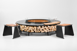 Уличное кресло STEEL SEAT ARC black (Up!Flame)