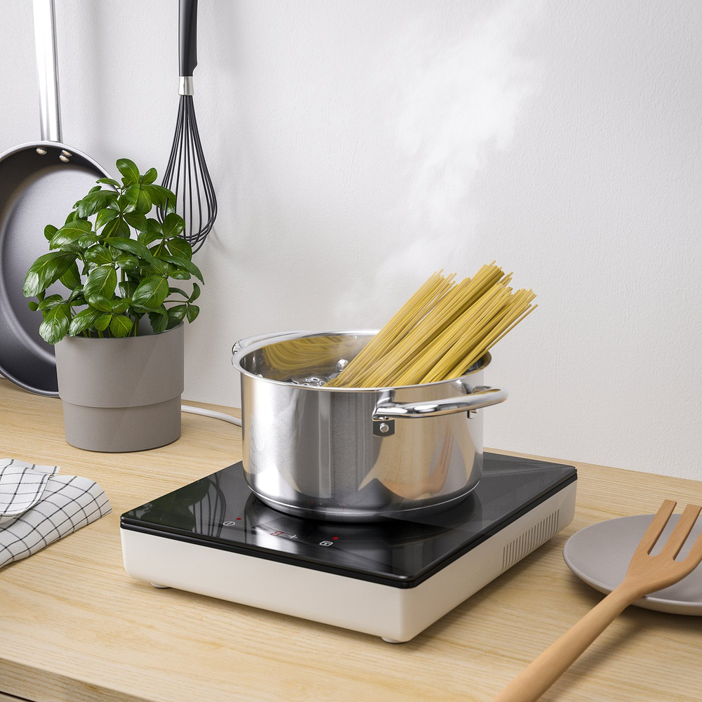 IKEA TILLREDA  (ИКЕА ТИЛЛРЕДА)  -  Плита индукционная переносная, 1 зона - белый