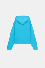 ТОЛСТОВКА С ЭФФЕКТОМ ПОТЕРТОСТИ И ЗАСТЕЖКОЙ-МОЛНИЕЙ — ZARA
