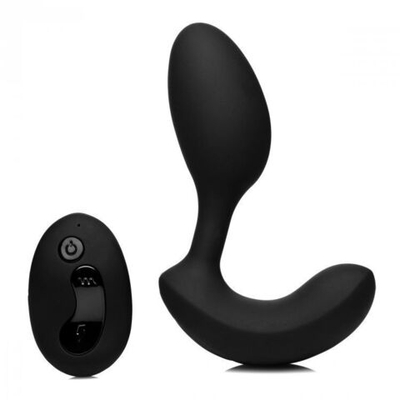 Черный стимулятор простаты 10X P-Flexer Prostate Stimulating Anal Butt Plug - 13,7 см. (Цвет: черный)