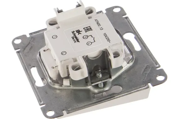 Выключатель Systeme Electric ATLASDESIGN 1-клавишный с индикатором белый 35953