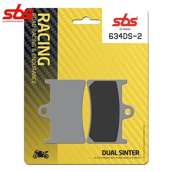 SBS 634DS-2 тормозные колодки передние