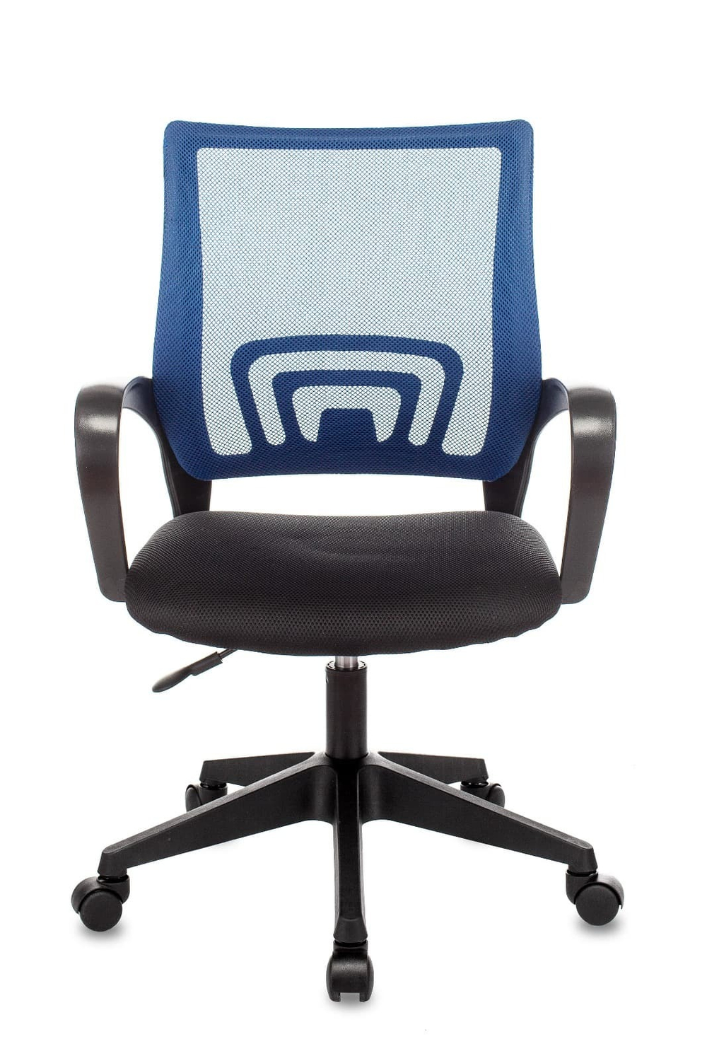Кресло офисное TopChairs ST-Basic сетка/ткань синий