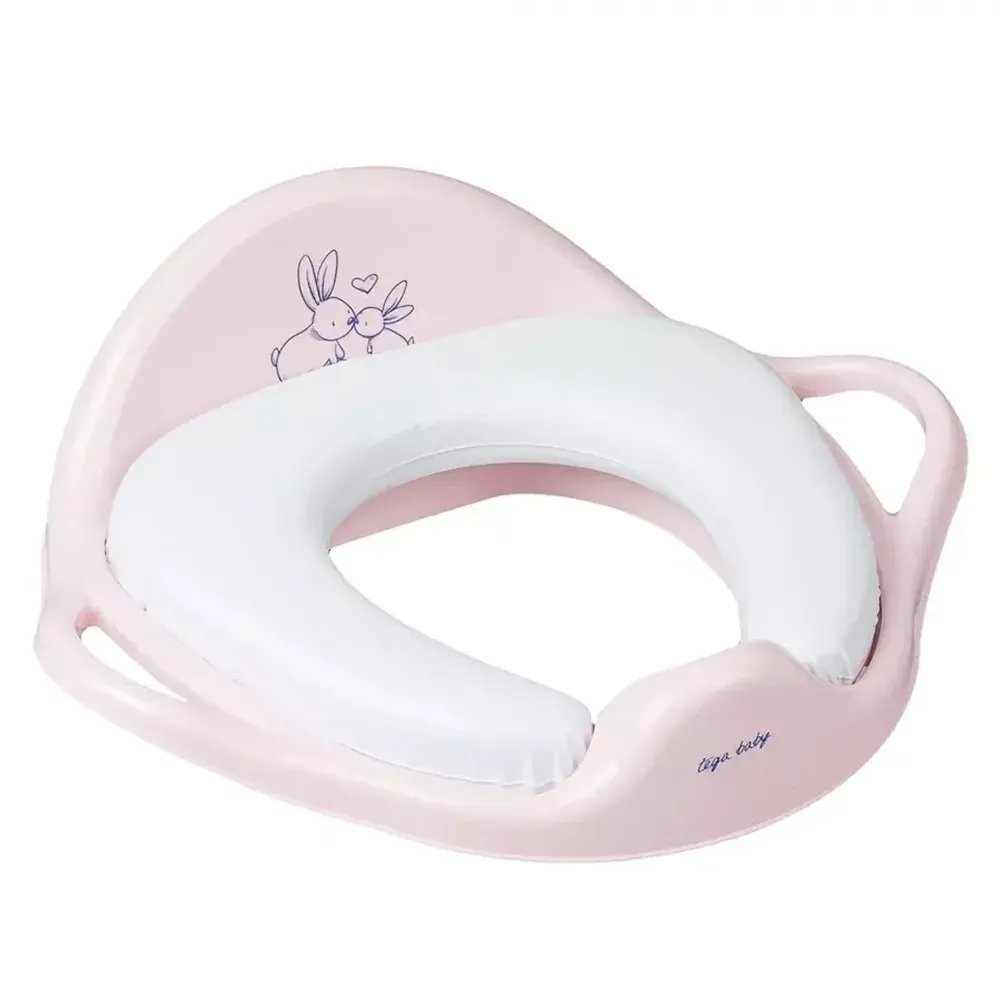 Накладка на унитаз "Кролики" (Little Bunny) нескользящая (pink-розовый) Накладка на унитаз "Кролики" (Little Bunny) нескользящая (pink-розовый)