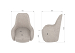 Кресло Ellipse E7.8 (серый, рогожка)