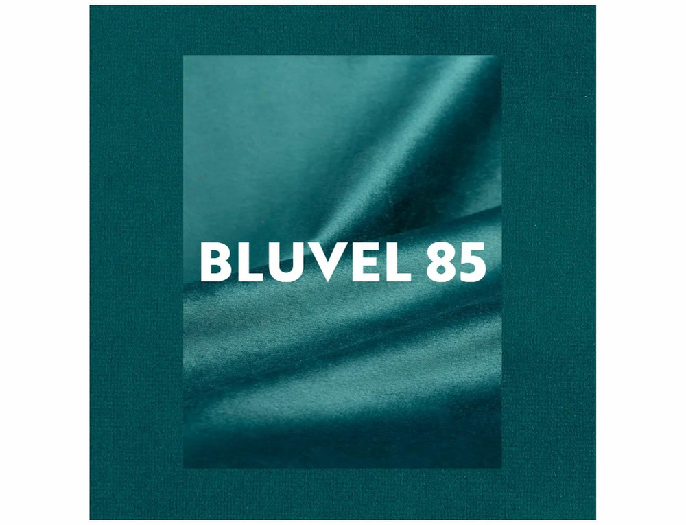Стул SIGNAL MILA Velvet Bluvel 85 бирюзовый/черный
