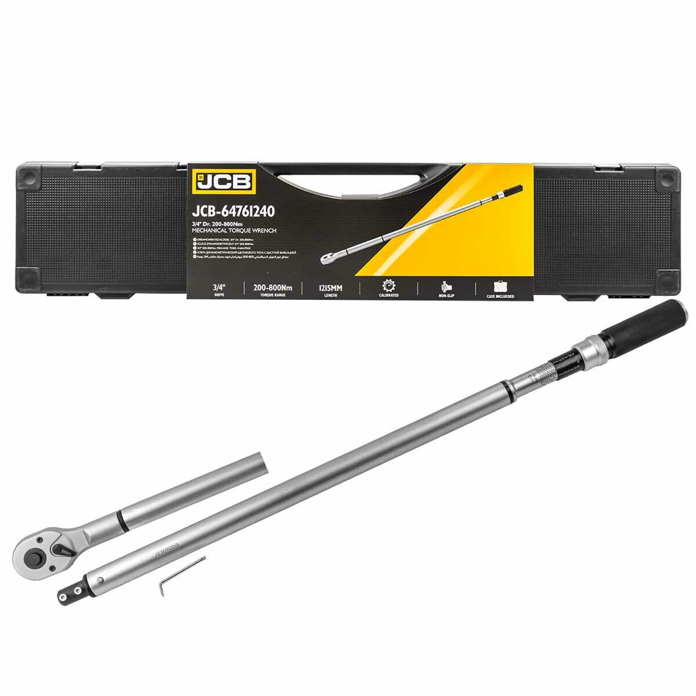 Ключ моментный 200-800Нм, 3/4'' JCB JCB-64761240