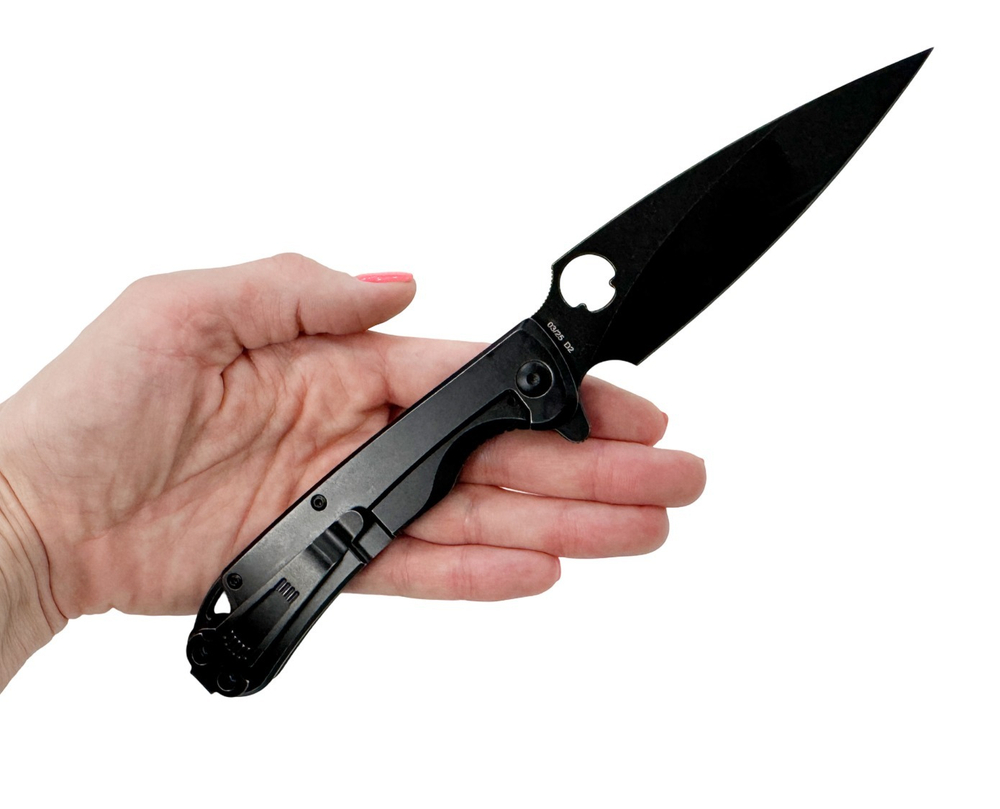 Нож Sting frame lock all black, DAGGERR, FM02-2FRBW-NF