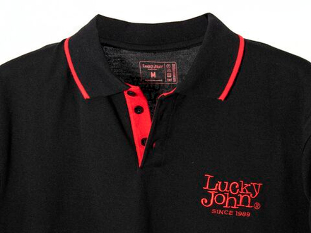 Рубашка поло Lucky John BLACK 03 р.L