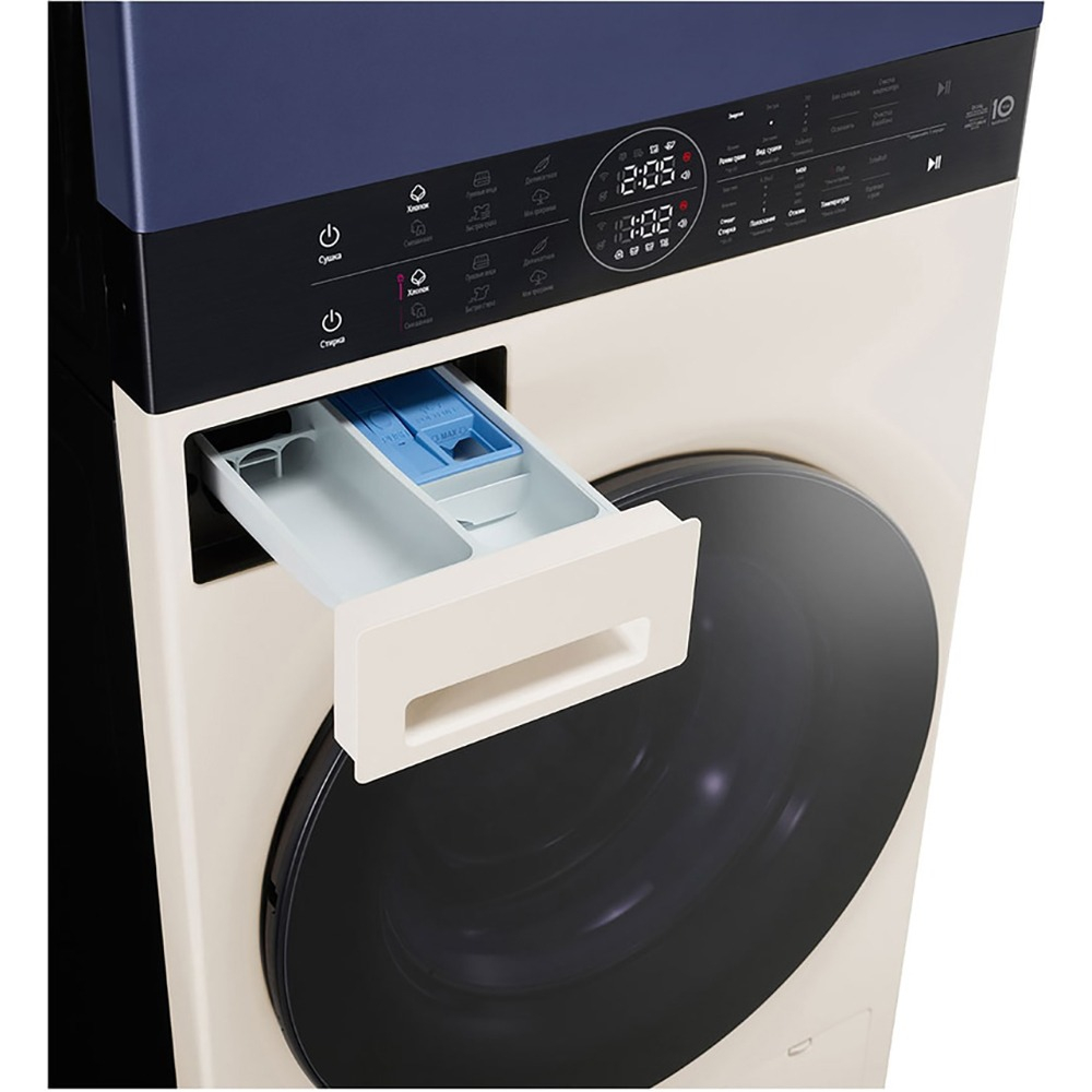 Стирально-сушильная машина LG W4W8LVPK4HM WashTower