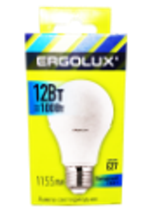 Лампа св/д Ergolux А60 Е27 12W 4500K