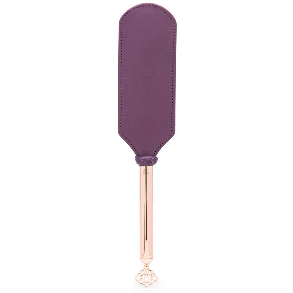 Фиолетовый пэддл Cherished Collection Leather and Suede Paddle - 41 см. (Цвет: фиолетовый)