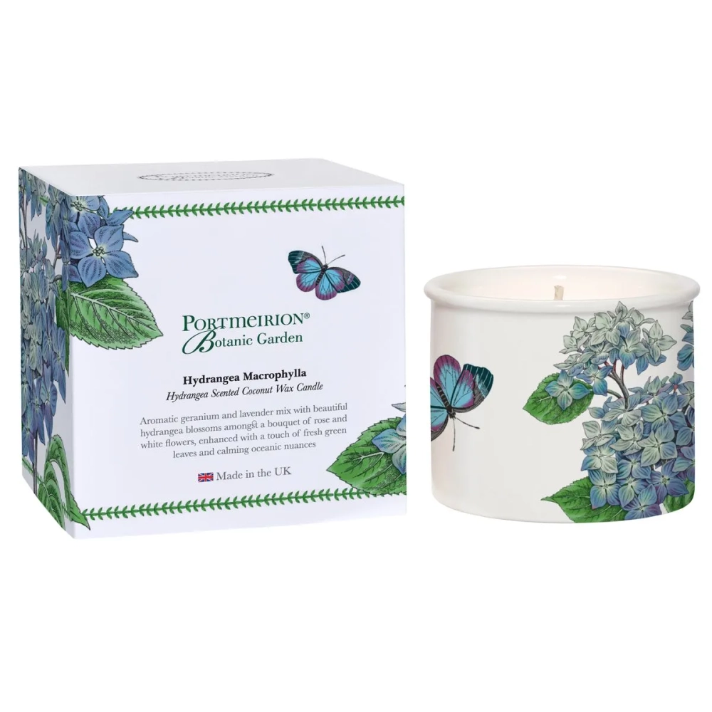 Wax Lyrical Ароматическая свеча Botanic Garden 10x9,5 см Гортензия BG0101