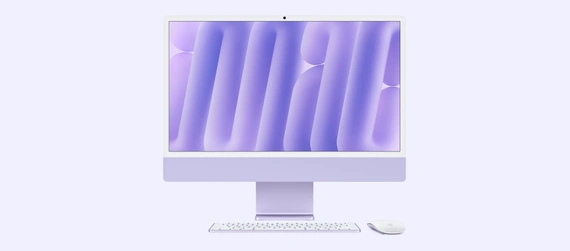 Моноблок Apple iMac 24" M4 (2024) 10CPU 10GPU 16/512GB Purple