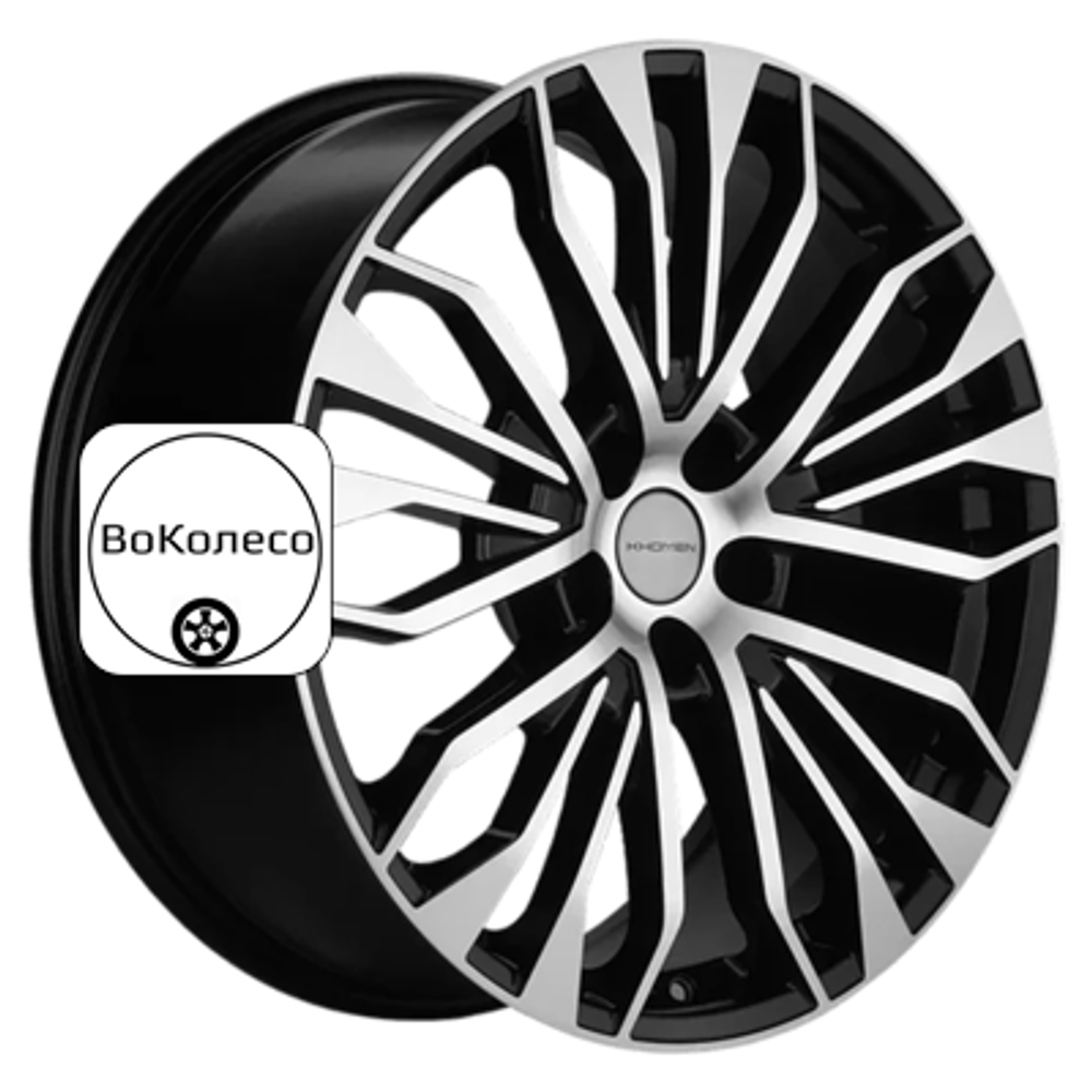 8,5x20/5x108 ET46 D63,4 KHW2009 (Tugella) Black-FP Khomen Wheels