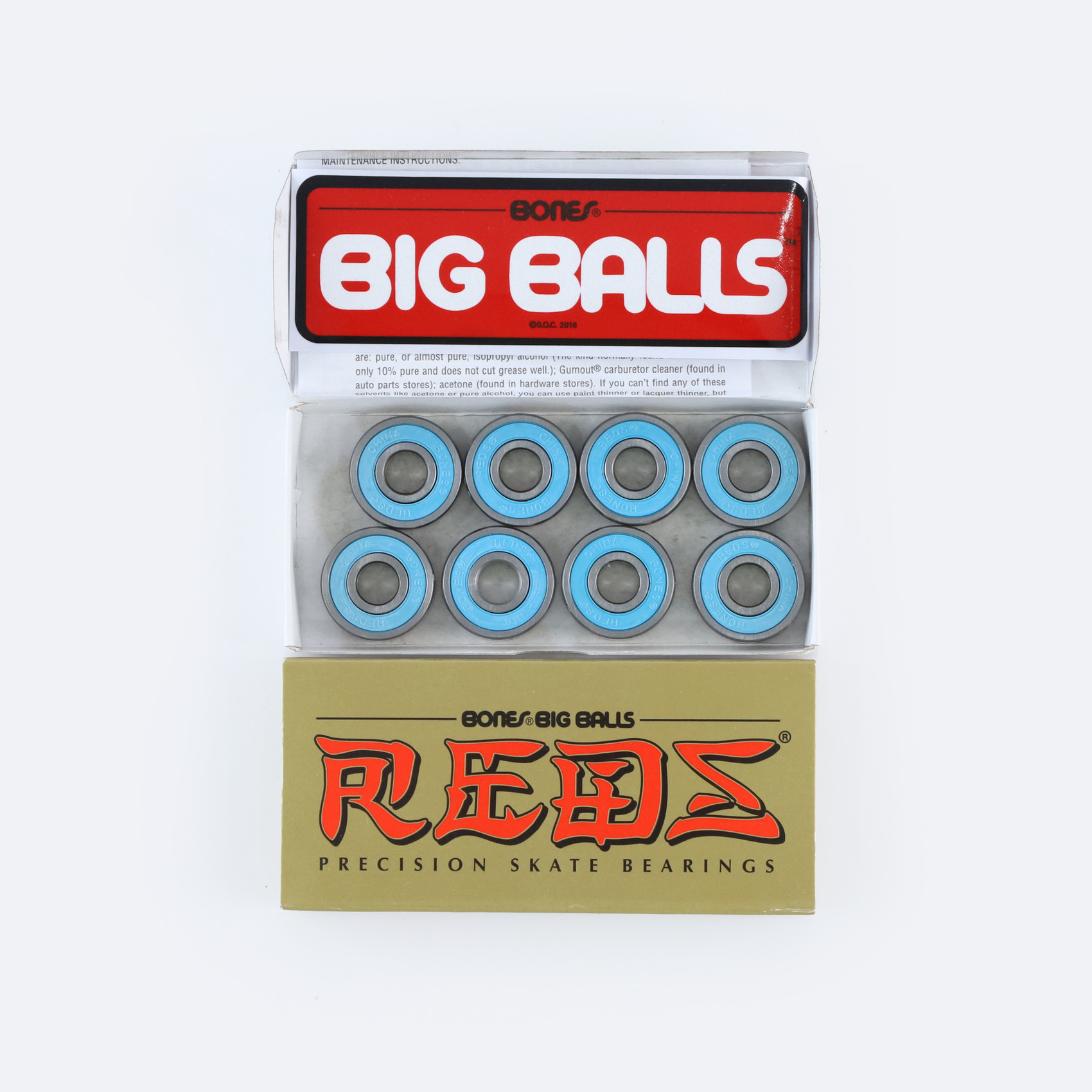Подшипники Bones Big Balls Reds артикул: - купить в магазине Дайс