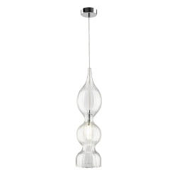 Светильник подвесной Crystal Lux IRIS SP1 B TRANSPARENT
