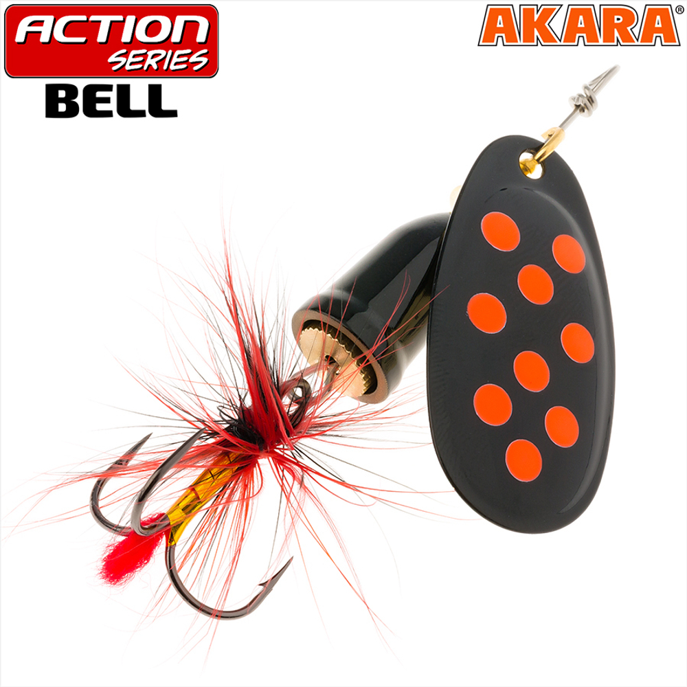 Блесна вращающаяся Akara Action Series Bell 4 10 гр. 1/3 oz. A8