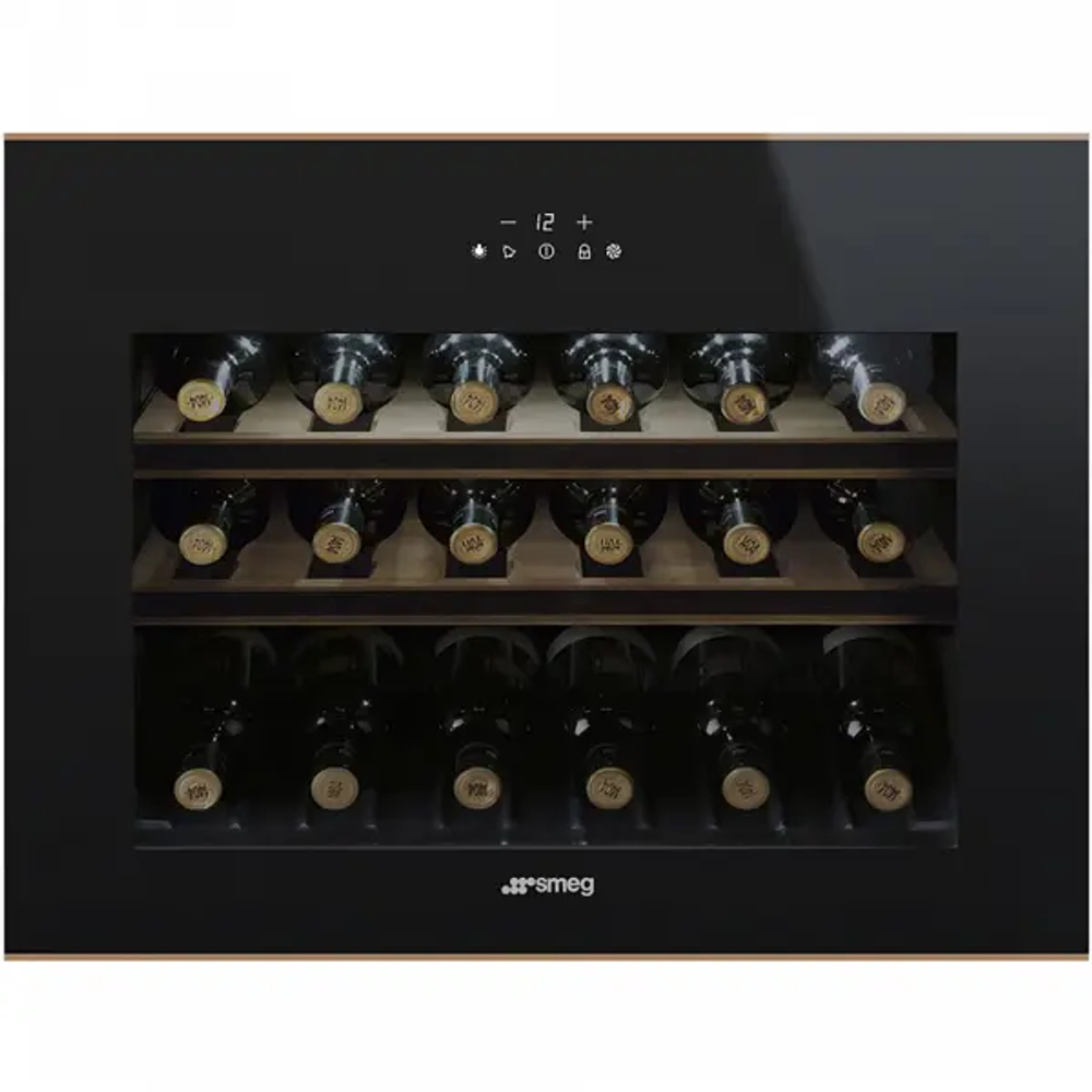 Встраиваемый винный шкаф Smeg CVI618NR