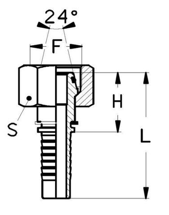 Фитинг DN 32 DKO-S (Г) 52x2 38