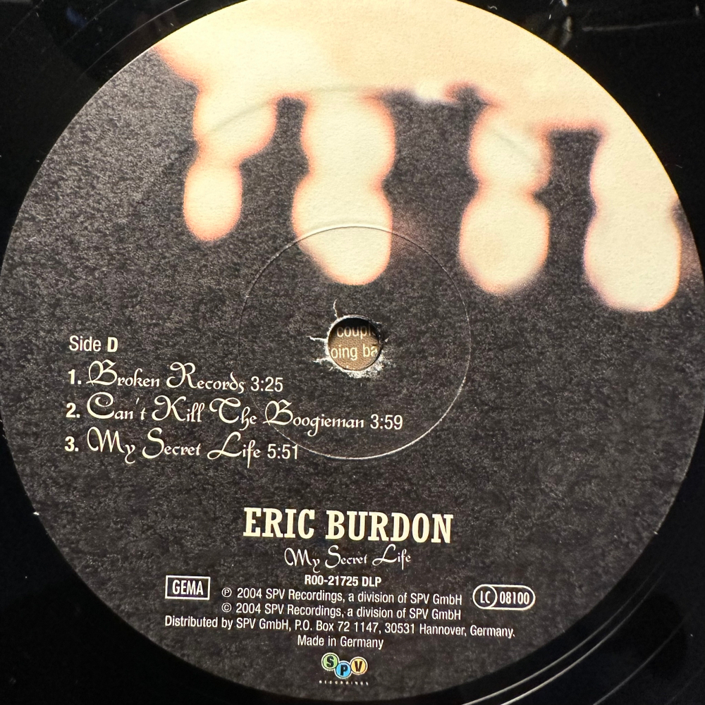 Eric Burdon - My Secret Life 2LP (Германия 2004г.)