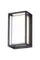 Уличный настенный светильник Rilon PL-2277 SAND BLACK, 12 Вт, чёрный