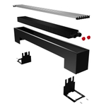 Конвектор напольный Royal Thermo STEP-130/130/1500-2-N-SS-LG-NA