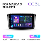 Teyes CC3L 9"для Mazda 3, Axela 2014-2019