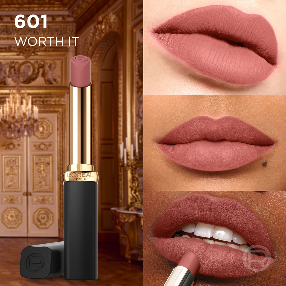 L’Oreal Paris Color Riche Intense Volume Matte Slim - стойкая помада с матовым эффектом 601 WORTH IT, 1 szt.