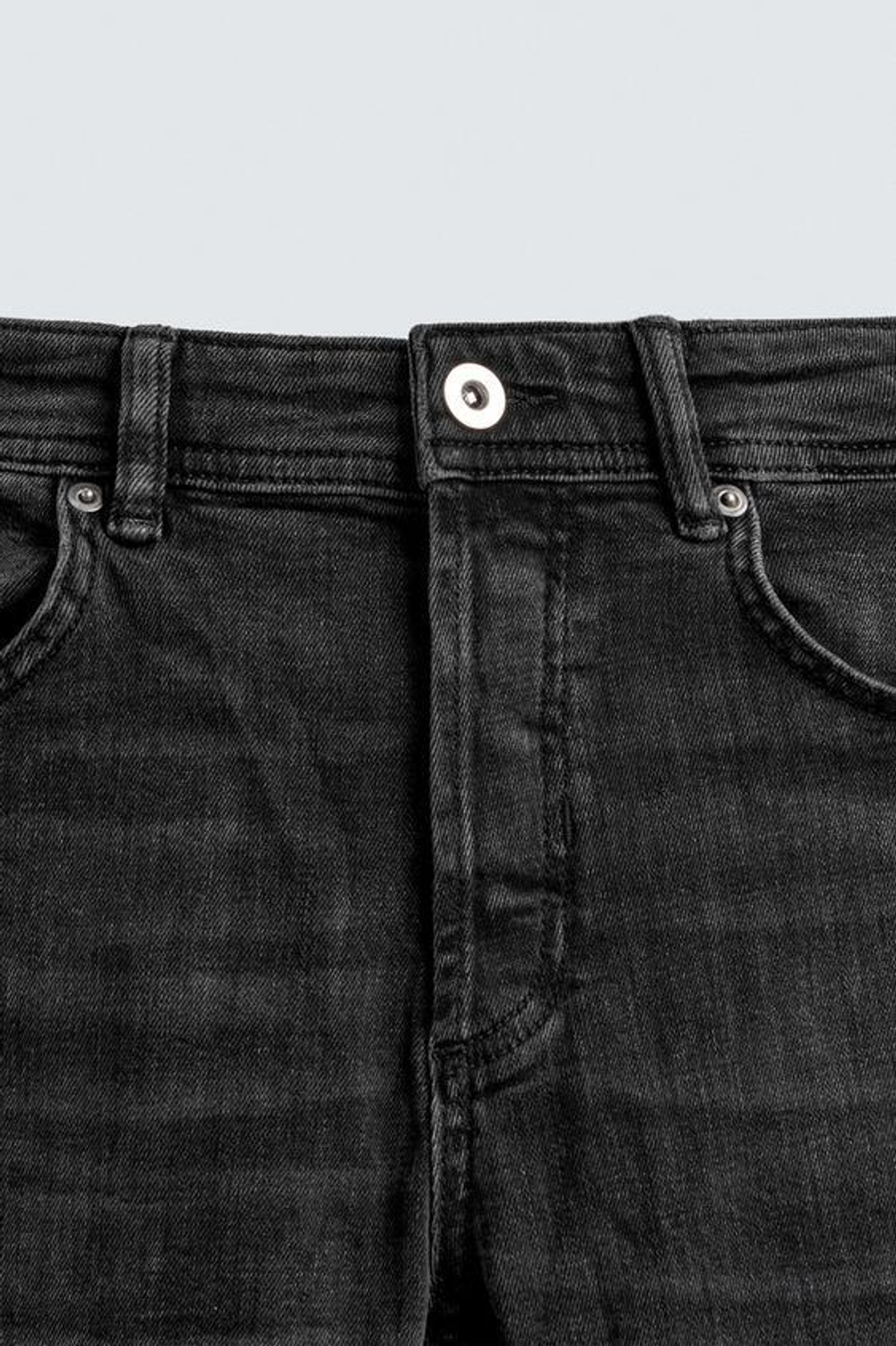 ZARA УКОРОЧЕННЫЕ ДЖИНСЫ SKINNY, УГОЛЬНЫЙ