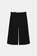 УДЛИНЕННЫЕ ШОРТЫ-БЕРМУДЫ СО ЗАЩИПАМИ — ZARA