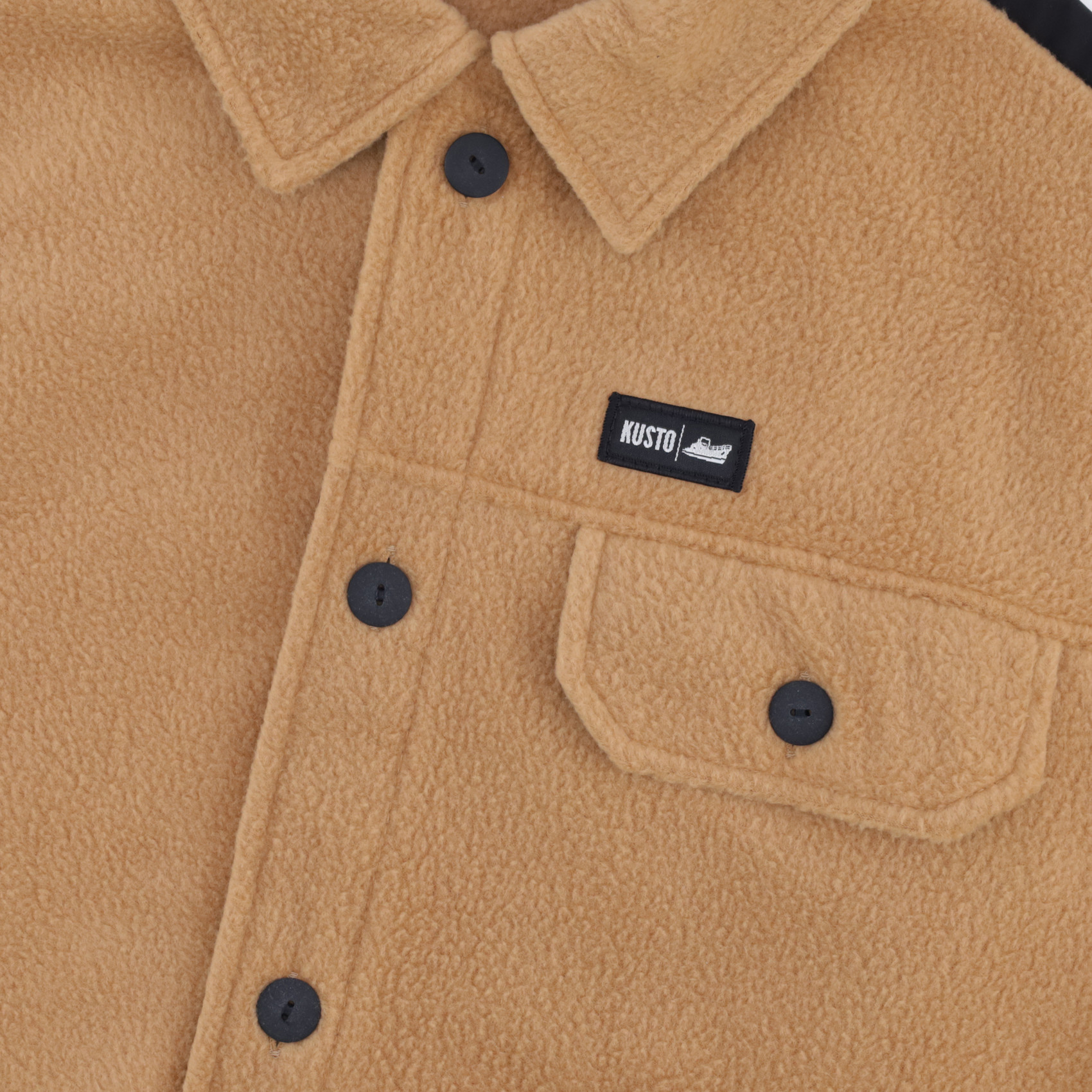 Флисовая рубашка Kusto Shirt (camel) артикул: - купить в магазине Дайс