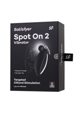 Черный вибростимулятор клитора Satisfyer Spot On 2 (Цвет: черный)