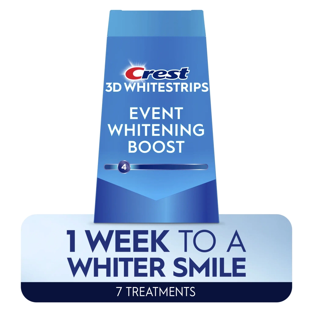 Отбеливающие полоски для зубов Crest 3D Whitestrips Event Whitening Boost