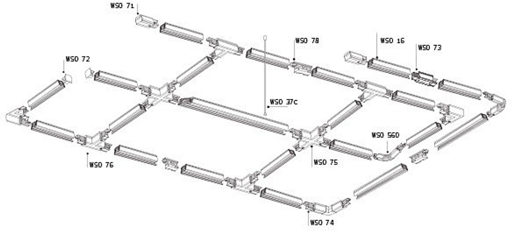 Светильник на штанге Italline 8129 8129 white