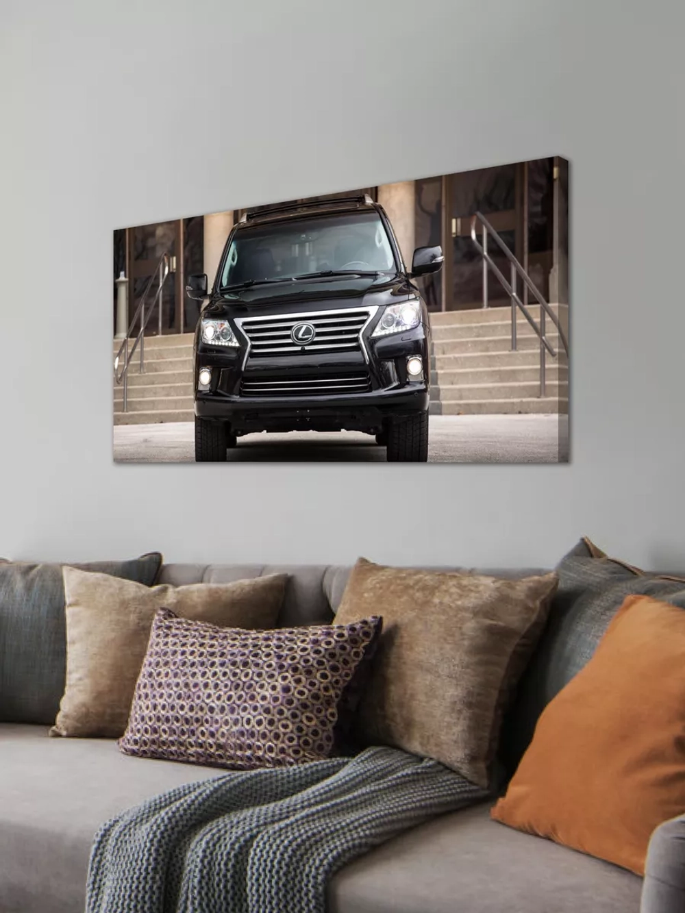 Картина на стену "Lexus LX", 80х40 см