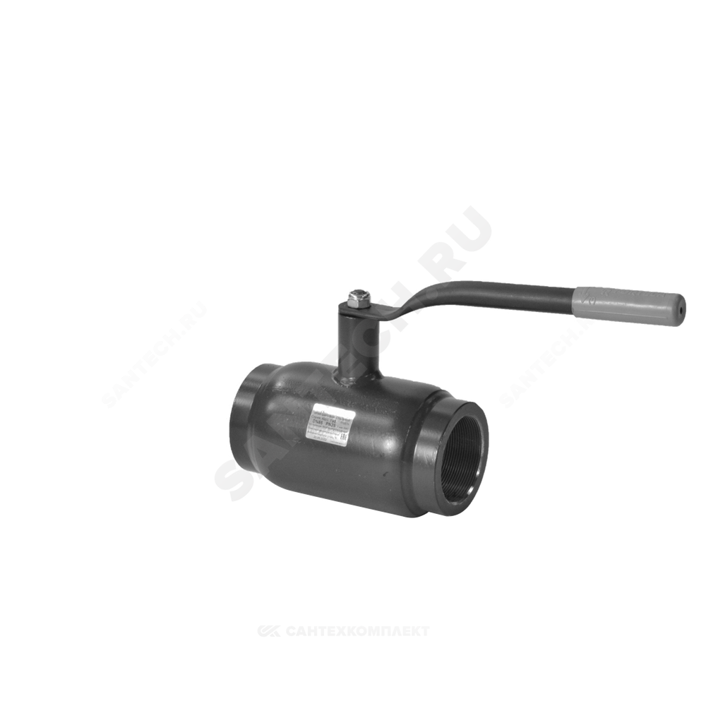 Кран шаровой сталь 11с67п Ду 15 Ру40 ВР L=100мм полнопроходной FORTECA 190.1.015.040