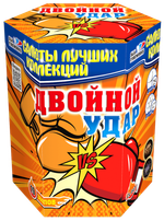 Фейерверк, батарея салютов Двойной удар 19 х 1,2"