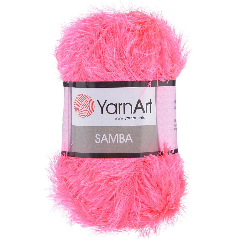 Пряжа YarnArt (ЯрнАрт) Samba травка / уп.5 мот. по 100 г, 150м, 08 розовый Пряжа YarnArt (ЯрнАрт) Samba травка / уп.5 мот. по 100 г, 150м, 08 розовый