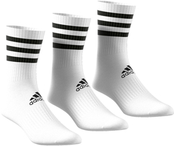 Теннисные носки Adidas 3S Cushion Crew 3PP - белый