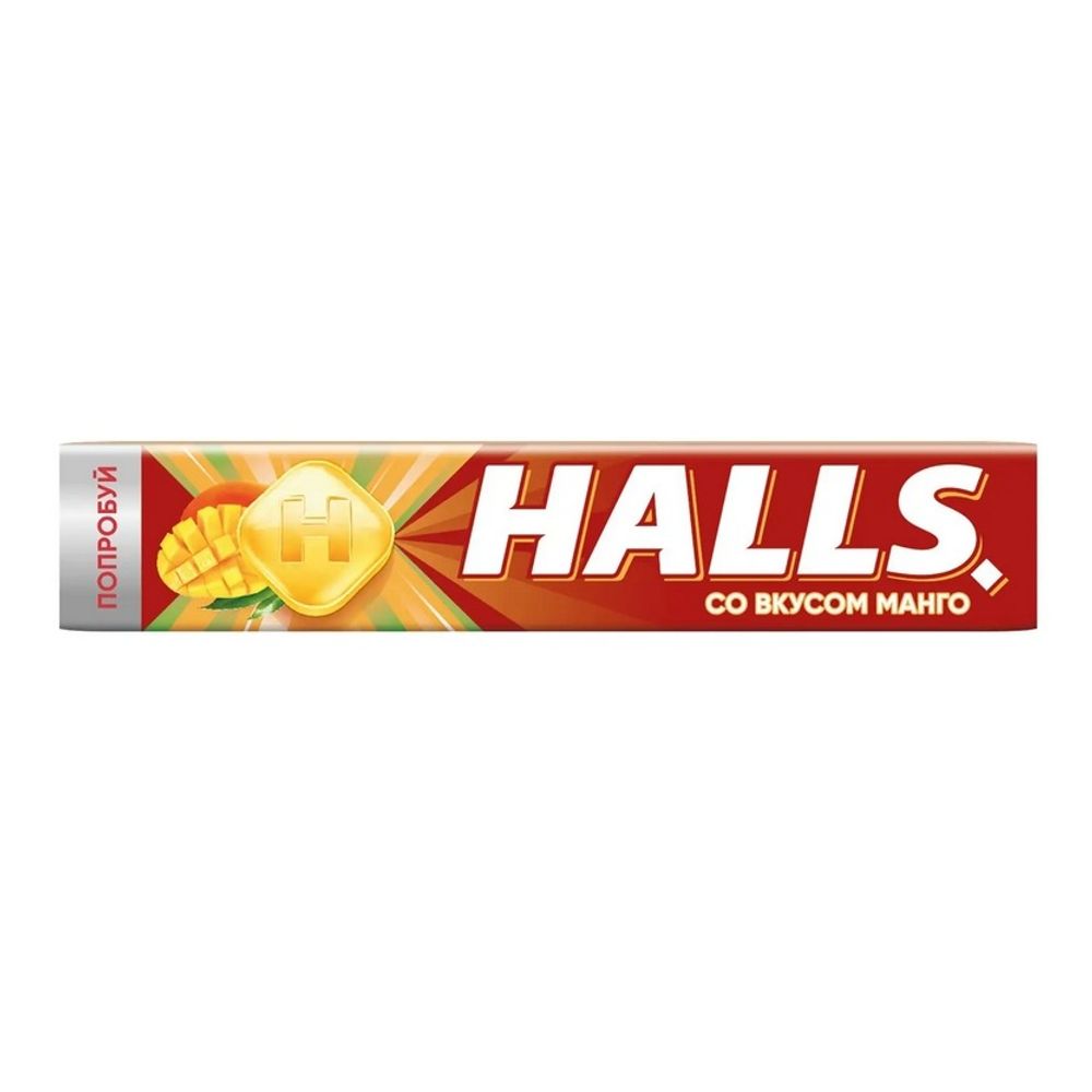 Леденцы HALLS Манго 25г